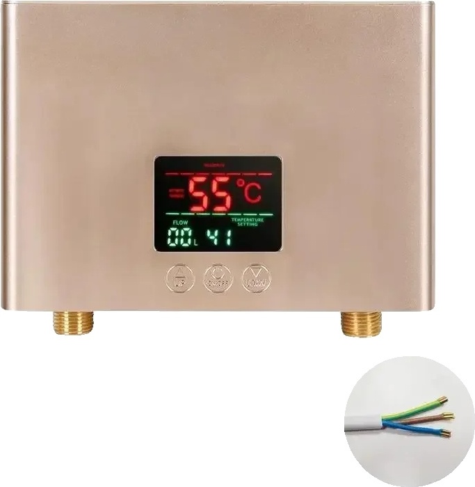Prietokový ohrievač vody, napätie 220V, výkon 5500W, Gold 5500W