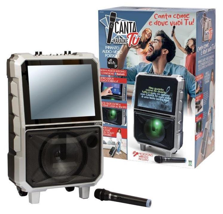 Giochi Preziosi HY-2110 Bezdrôtový karaoke mikrofón s LED displejom a svetelnými efektmi