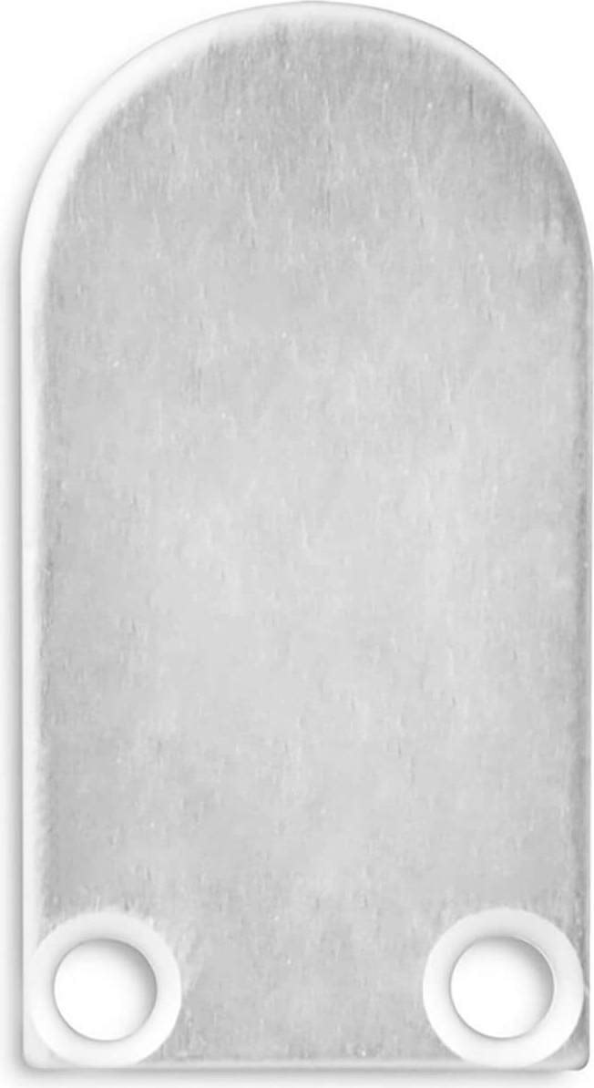 ISOLED Endkappe EC15 Alu für SURF12 BORDERLESS mit TUNNEL, 2 STK, inkl. Schraube 112815