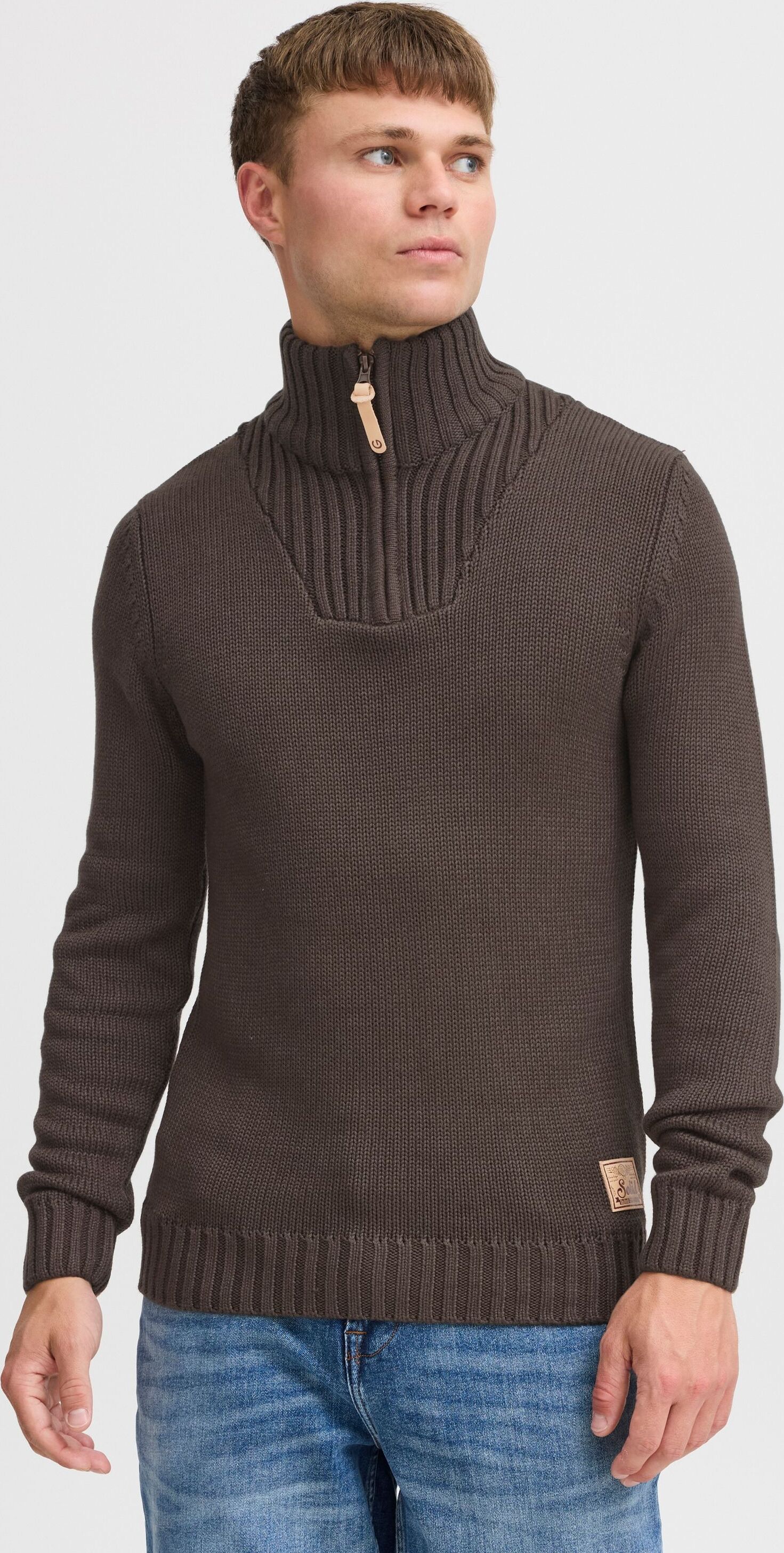 Red Bridge Herren Pullover Wollweiss Solid SDPetro Herren