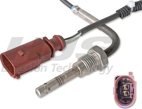HJS Emission Technology HJS 92 09 4032 Abgastemperatursensor für VW Transporter V Bus (7HB, 7HJ, 7EB, 7EJ, 7EF, 7EG, 7HF, 7EC) M14x1.5 520mm