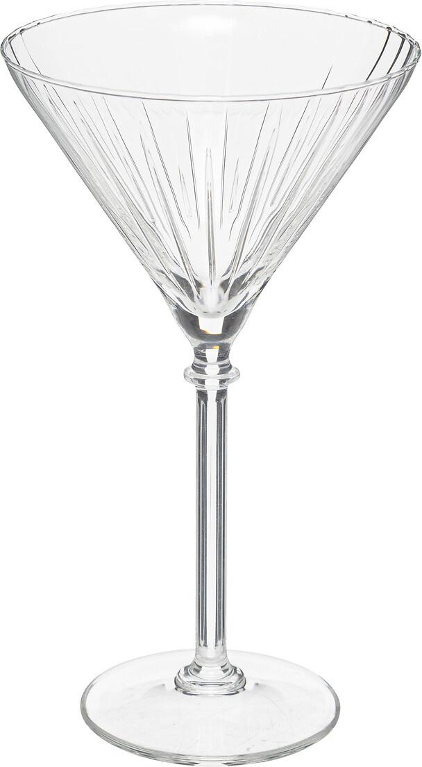 Sg secret de gourmet - 4 gestreifte cocktailgläser 25cl