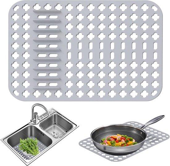 OEM Silikonische Abflussschutzmatte, Abflussstück 40 * 29 * 0,7 cm, Abflussbeschützer, Antislip-Matte für den Küchenabfluss 2026