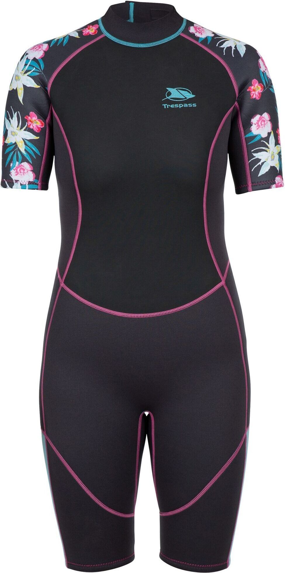 Muta Corta Donna Trespass 3 Mm | Per Surf, Sup, Sport Acquatici, Neoprene Con Pannelli Rete