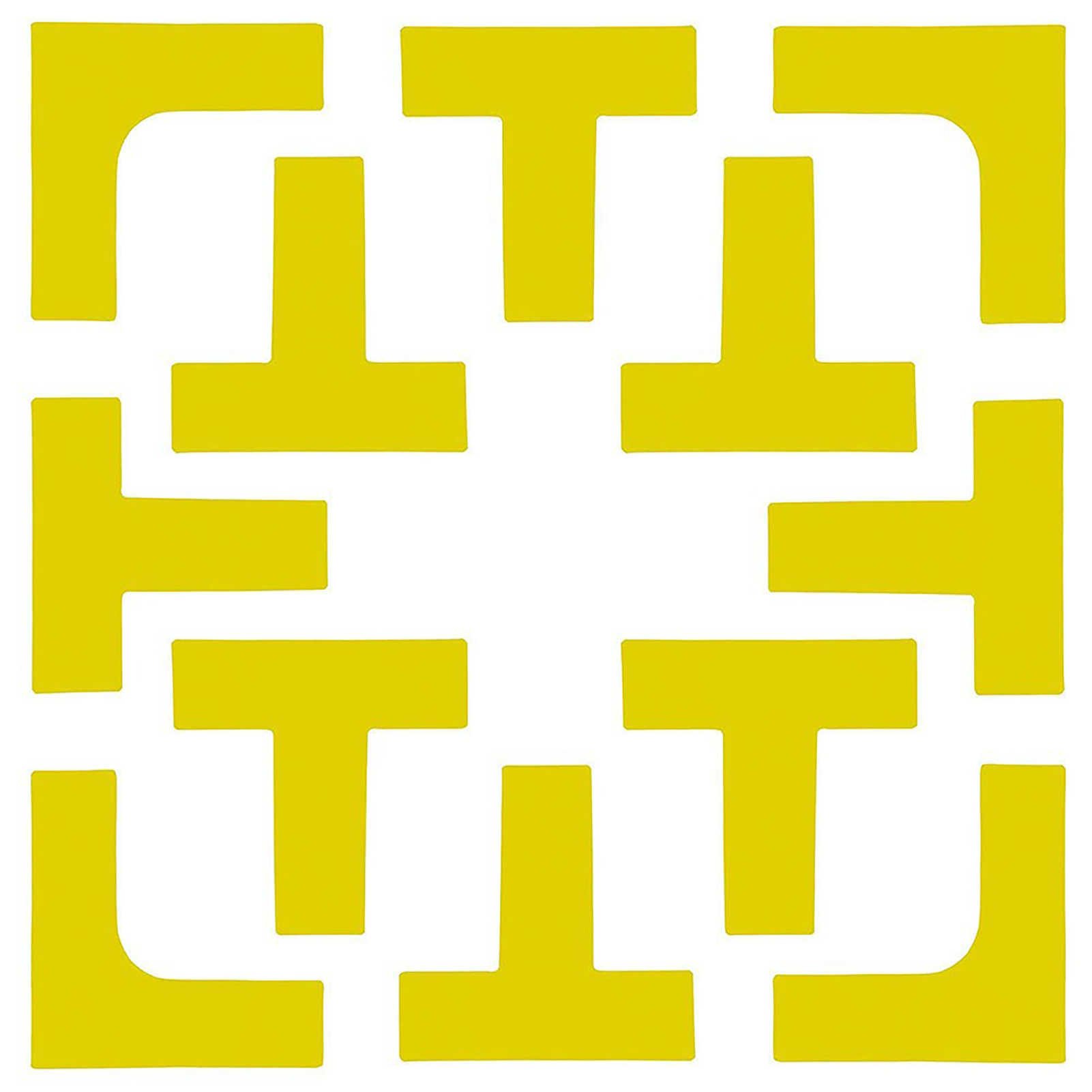 Homedvery 1 Set Ball Court Lines Marker Kit Sportplatzbegrenzungsmarkierungen Erstellen Sie Ihr eigenes Mini-Pickleball-Tennisplatz-Grenzmarkierungsset 3774785@Hdvery