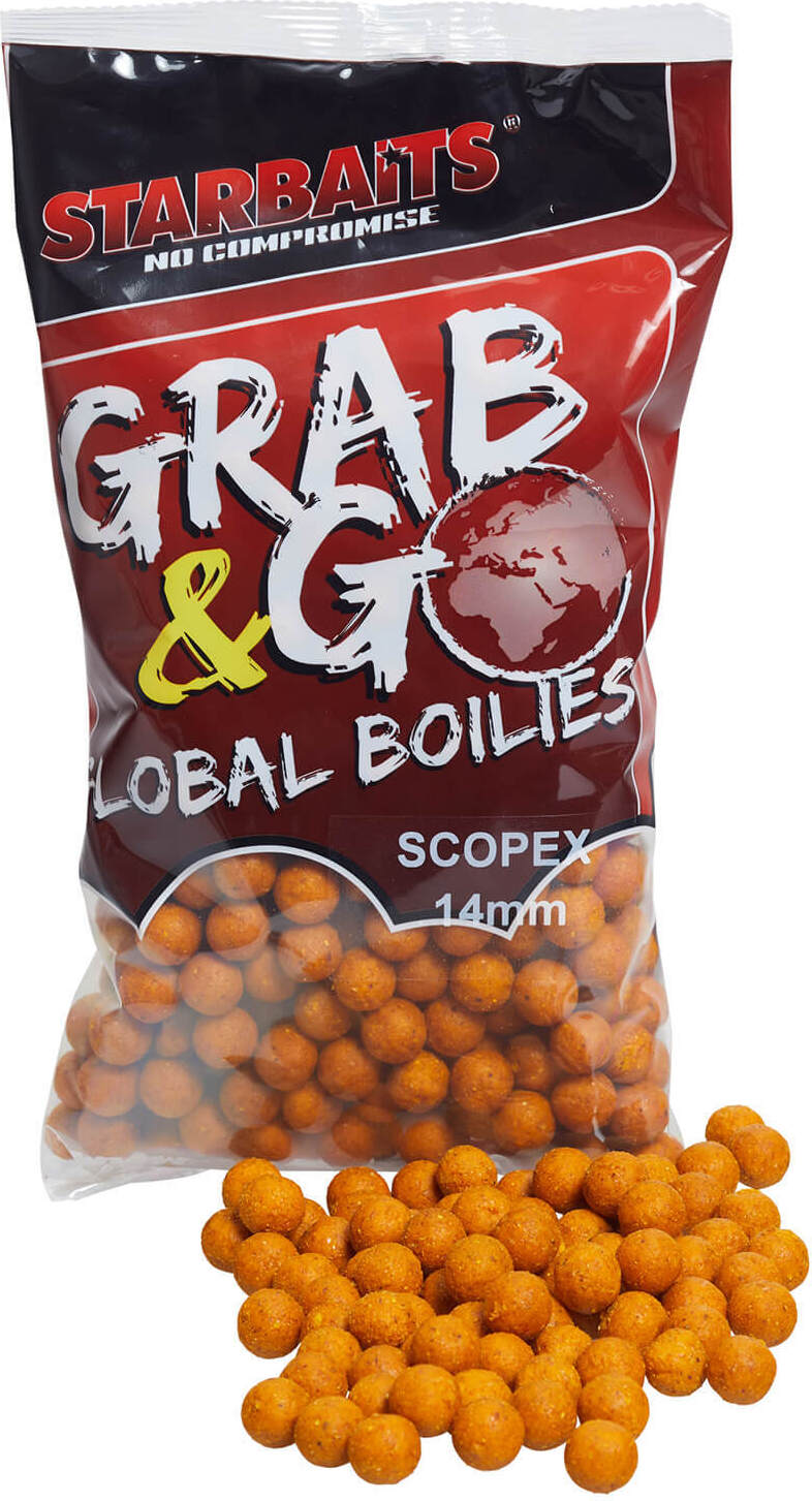 Starbaits Grab & Go Global Boilies 14mm 1Kg Scopex ul-16815