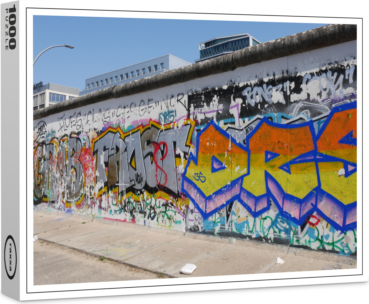 raxxa Premium-Puzzle "Berliner Mauer East Side", 1000 Teile 1-14270-4465-262