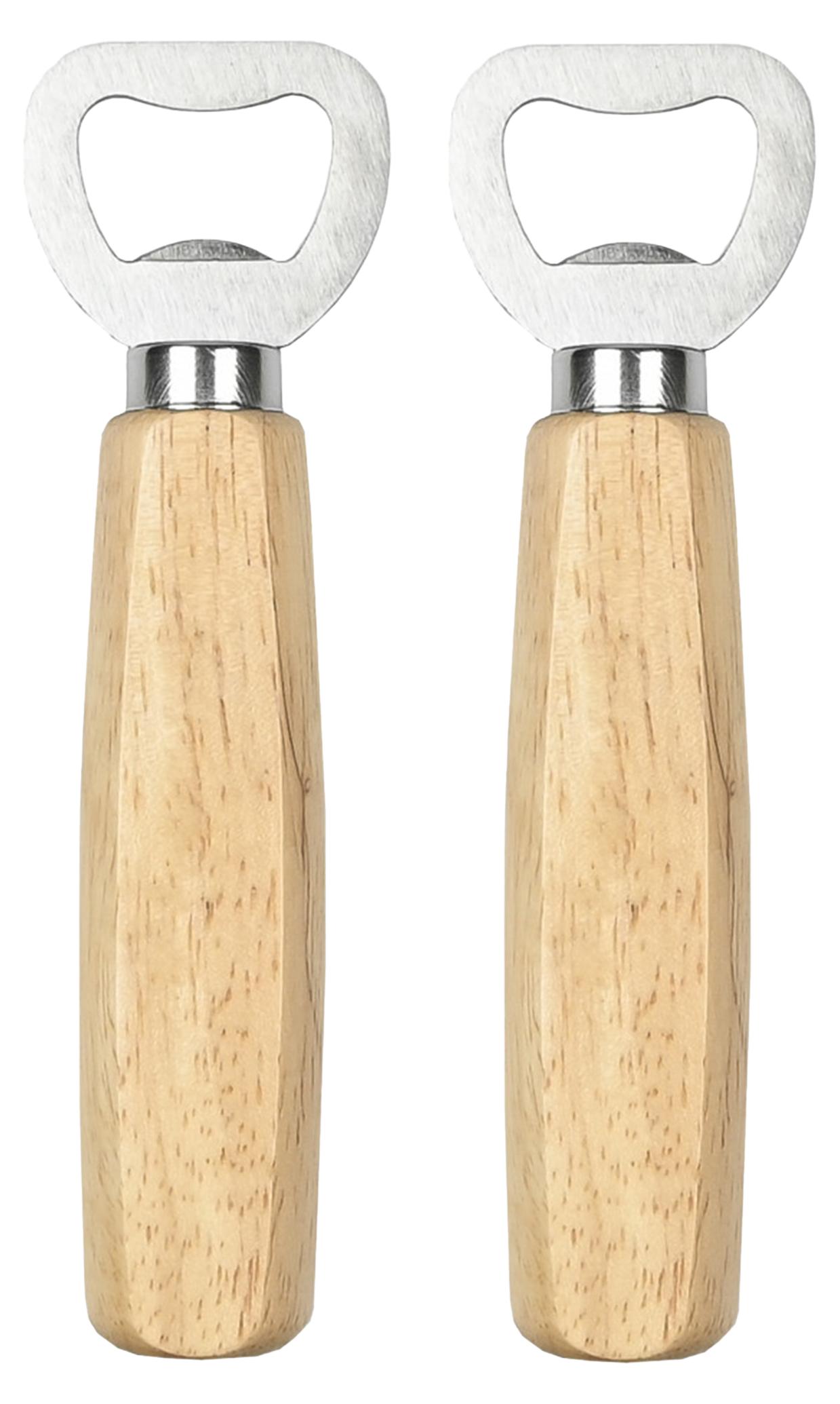Flaschenöffner Kapselheber Bieröffner Holzgriff Kronkorkenöffner Heber