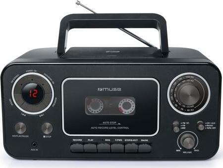 Muse M-182 RDC, Analog, FM, MW, Spieler, CD, CD-R, CD-RW, Wiederhole alle, Wiederhole einen, LED M-182RDC