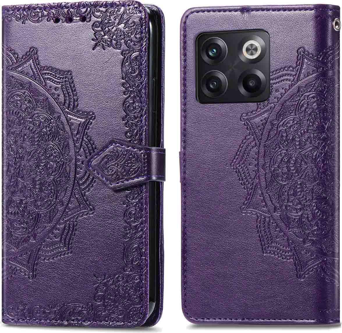 imoshion Mandala Bookcase pre OnePlus 10T - Fialová