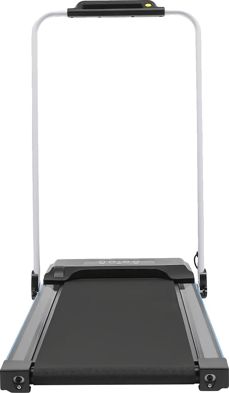 Elektrický bežecký pás, skladacia konštrukcia, elektrický motor, čierny