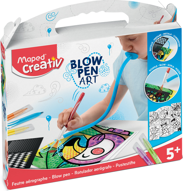 Maped Creativ Pustestift-Set BLOW PEN "Pop'Art" 15-teilig 846715