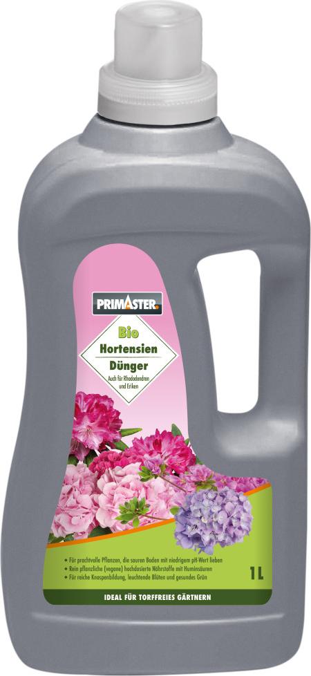 Primaster Flüssigdünger 1 l für Hortensien & Moorbeetpflanzen 0688301698
