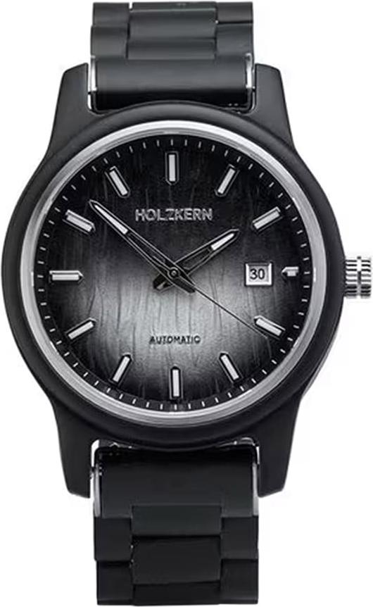 Holzkern automatické pánske hodinky Nightbird javor/čierna