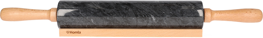 Teigroller MARBLE schwarz 45 cm HOMLA