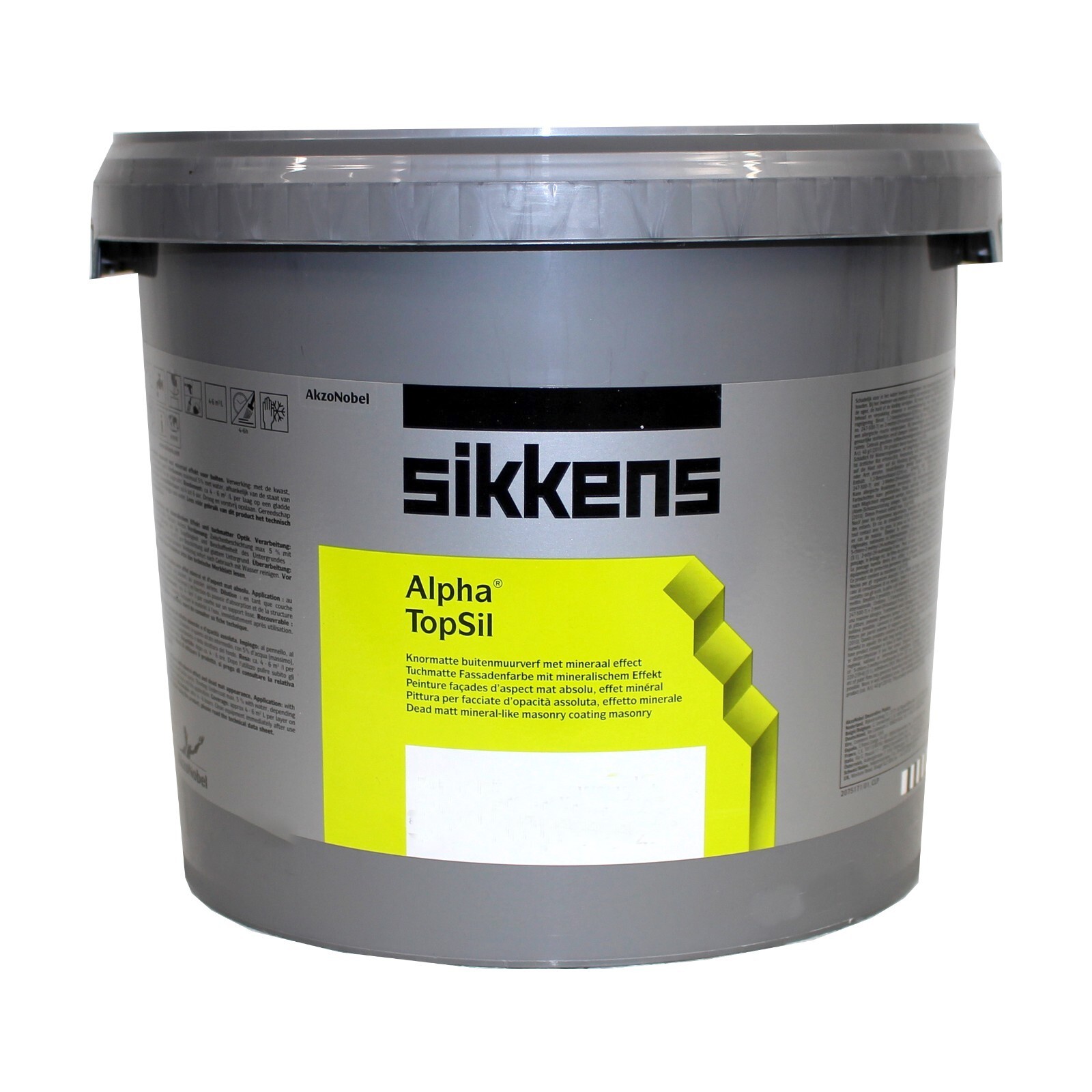 5L Sikkens Alpha Topsil weiß Profi Fassadenfarbe Silikatfarbe Aussenfarbe 5051169