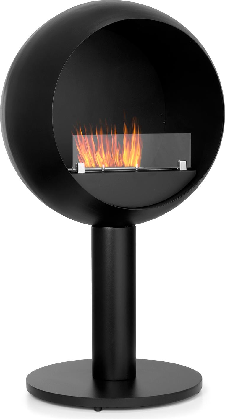 Moritz etanolový krb voľne stojaci okrúhly vnútorný s horákom s objemom 1,2 litra skutočný oheň dekoratívny krb dekoratívne kachle kachle