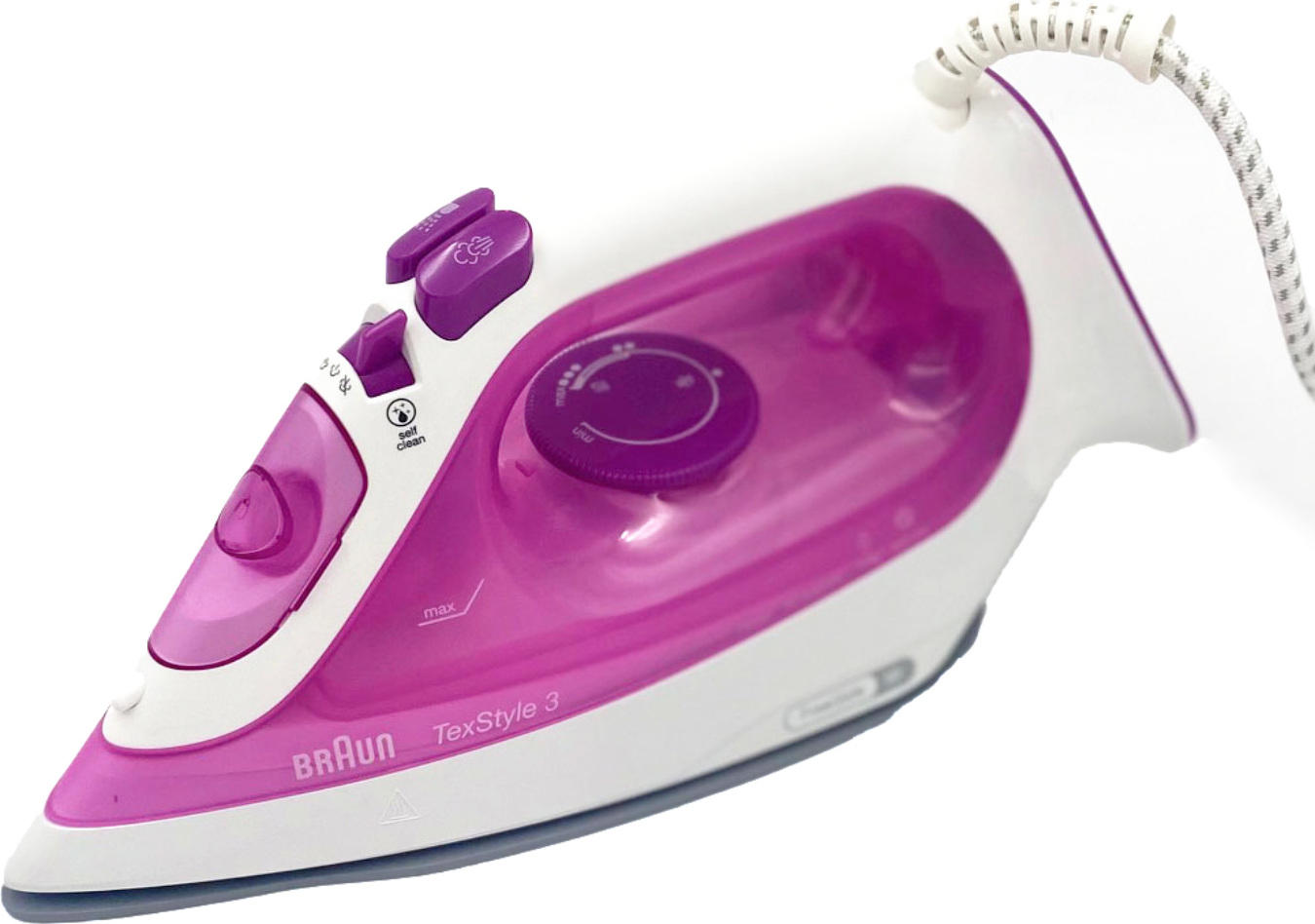 Braun Dampfbügeleisen Bügelgerät Haushaltsgeräte TexStyle 3 SI 3030 kraftvoll effizient FreeGlide Technologie SI3030PU