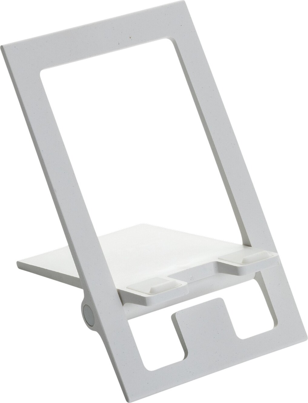 XD Collection - Stojan na mobilný telefón, recyklovaný plast, skladací XD657 (jedna veľkosť) (biely)