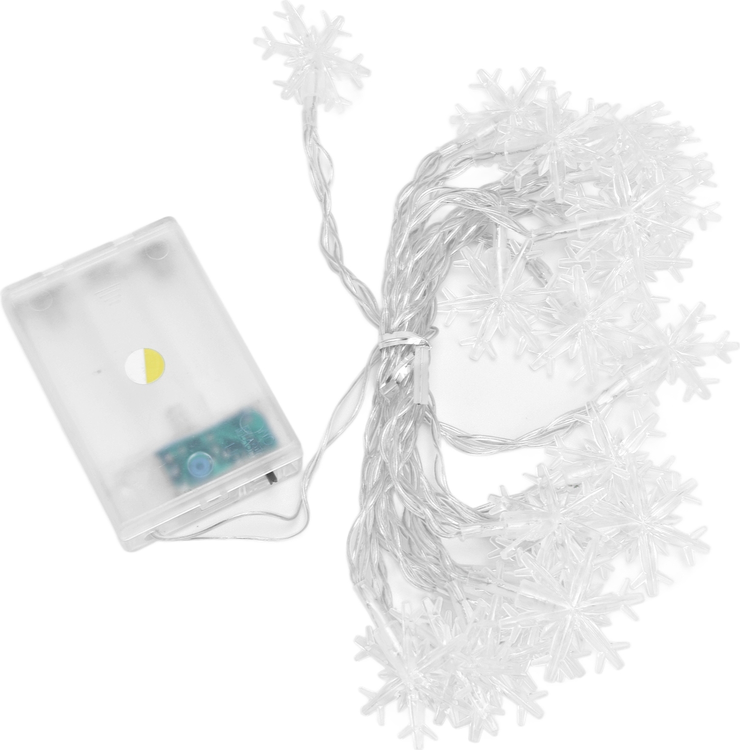 LED snehová vločka String 20LED batérií LED String svetlá pre dovolenku Xmas vnútorné vonkajšie strany