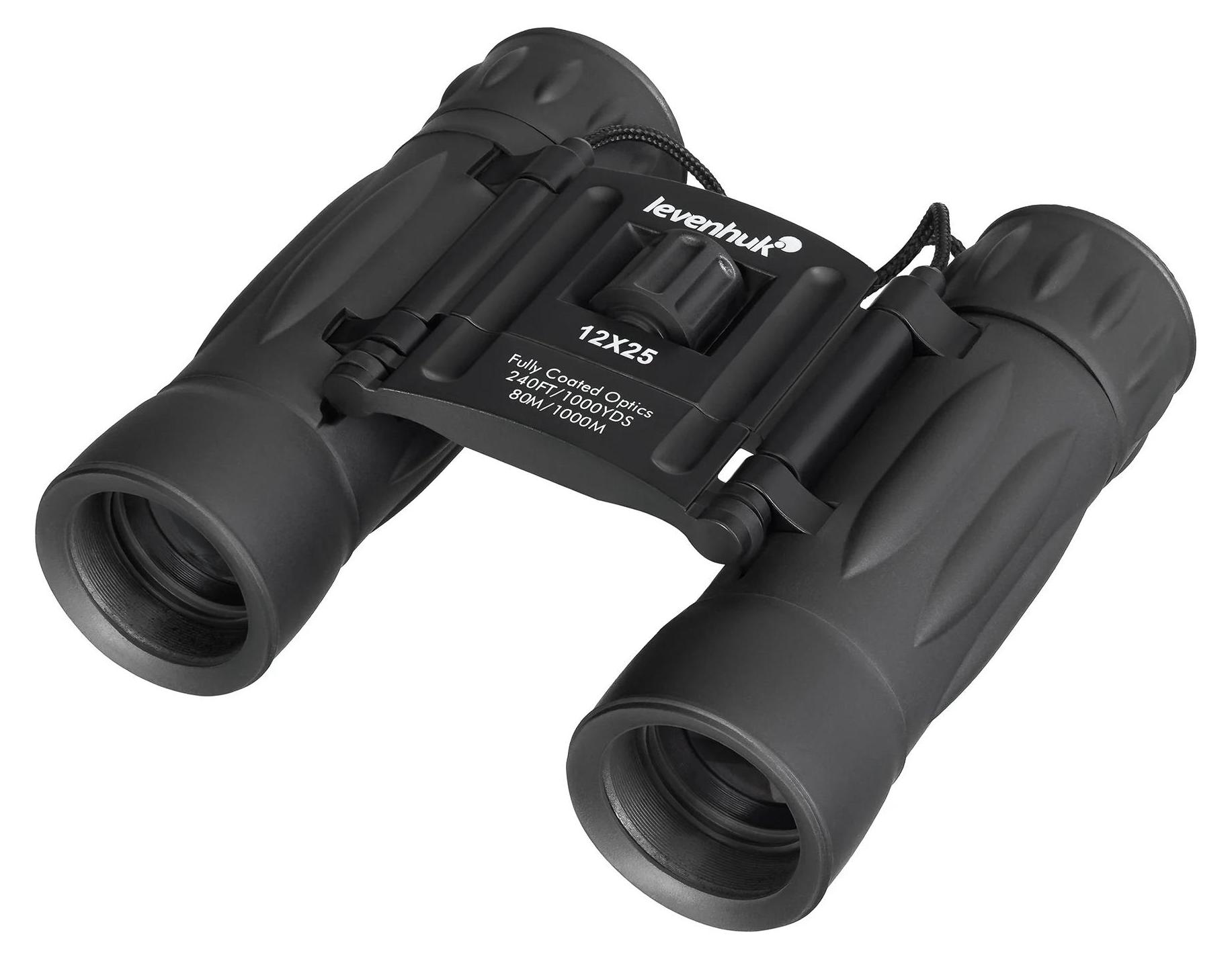 Levenhuk Atom 12x25, Dach, 12x, 2,5 cm, Vollbeschichtet (FC), Schwarz 67677