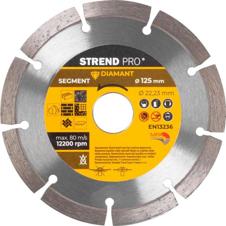 Scheibe Strend Pro 521A, 125 mm, Diamanttrennscheibe, Segment