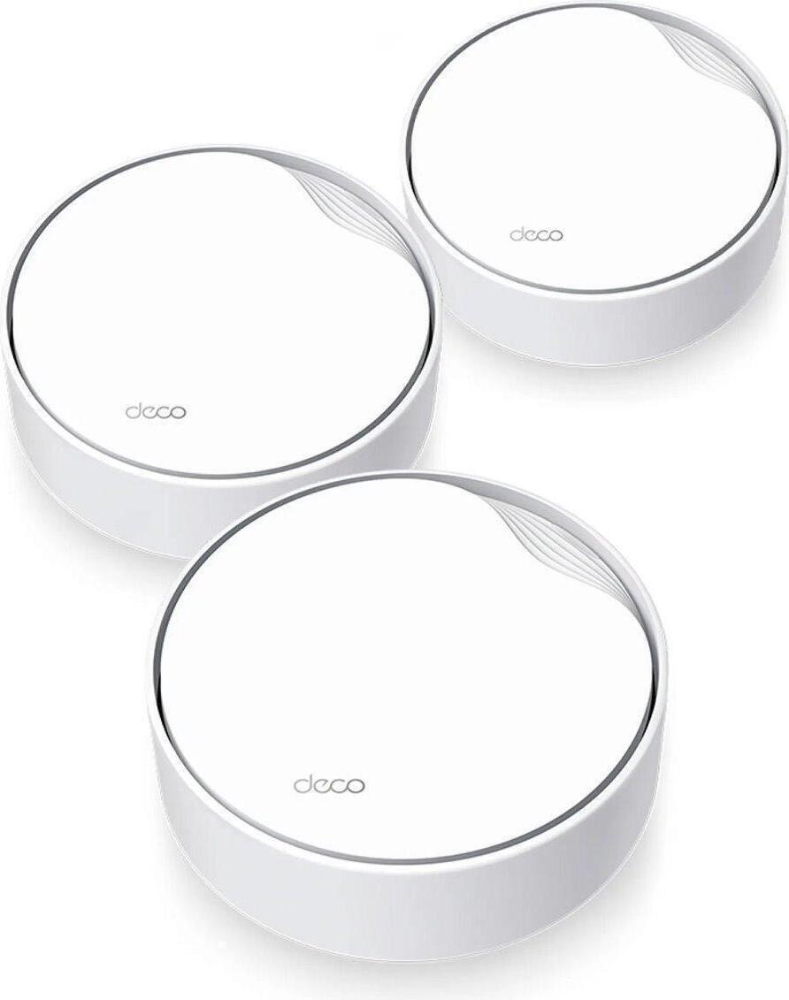 TP-Link Deco X50-PoE 3er Mesh Wi-Fi 6 System mit PoE, Dualband, AI Mesh
