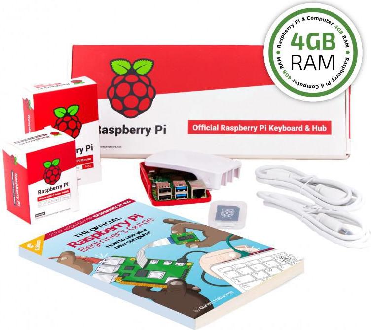 Siwa Raspberry Pi4B-4Gb Starter Kit With Case (Si-Rpi4B-Starter)
