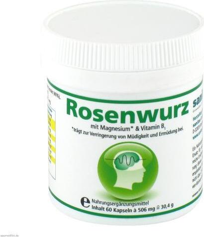 sanitas – biologische Nahrungsergänzungs- und Heilmittel GmbH & Co. KG Rosenwurz Kapseln, 60 St. Kapseln 04187691