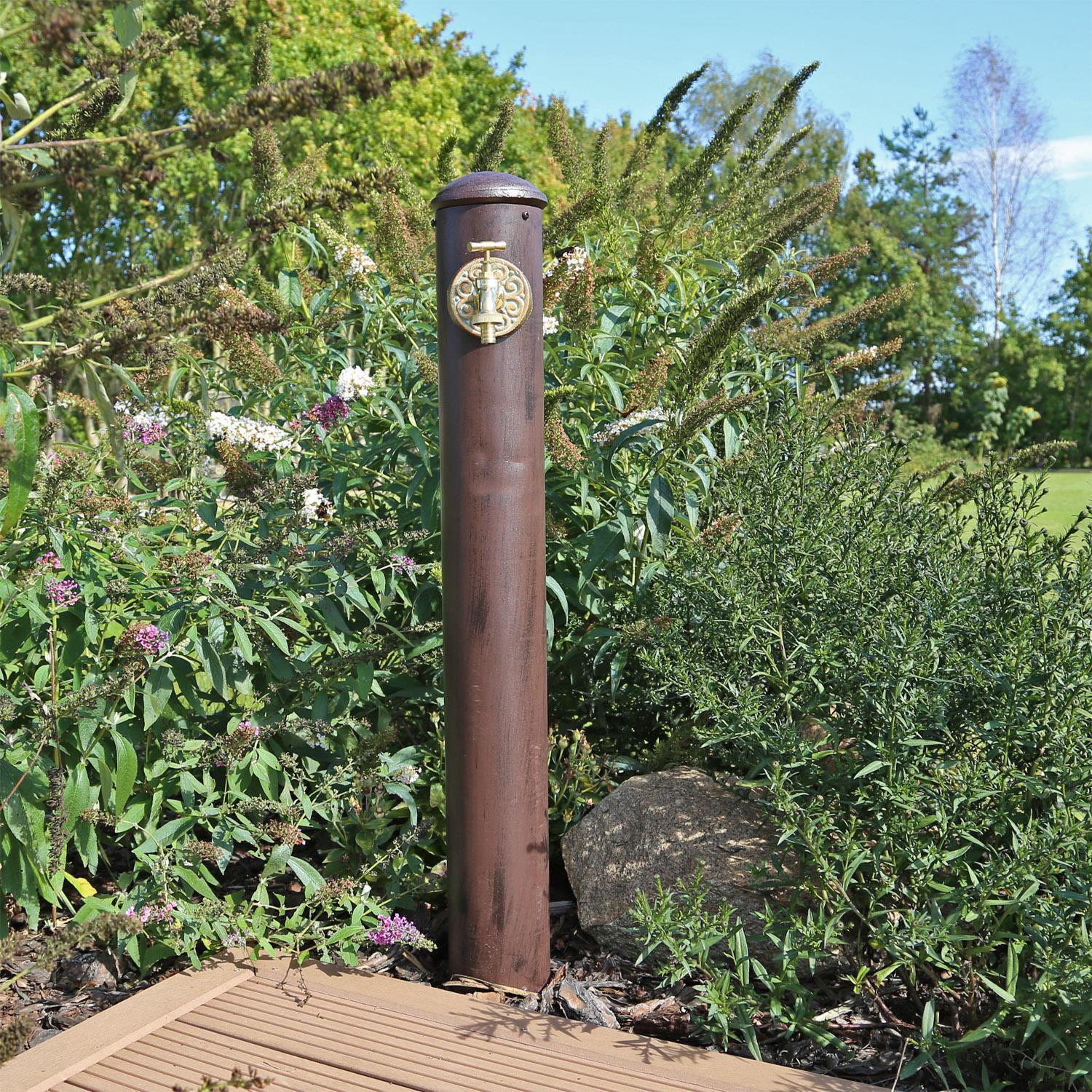 CLGarden Wasserzapfstelle WZS1 Wasserzapfsäule für Garten Stand Wasser Zapfsäule Säule 1704