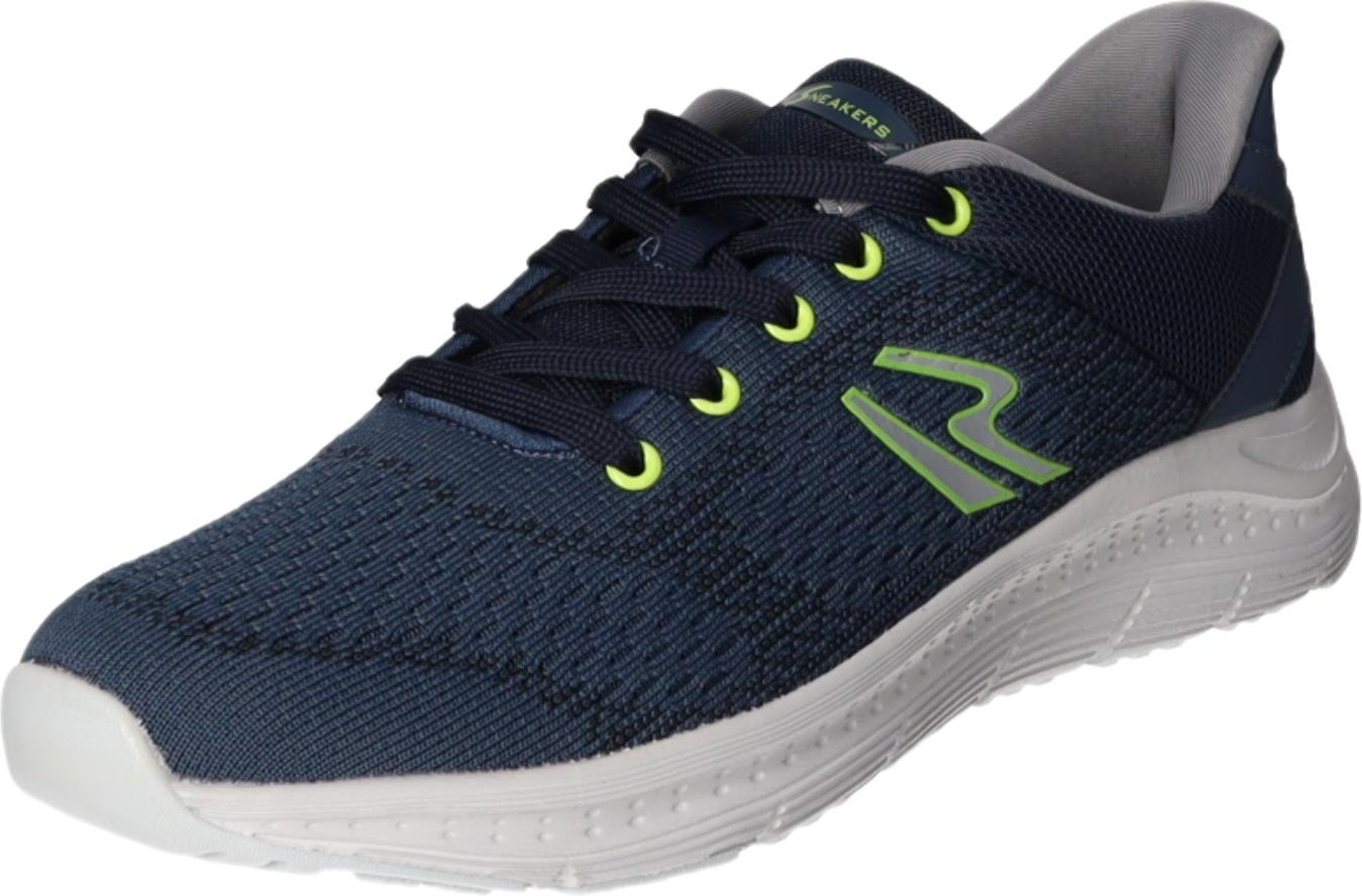 Sneakers Herren-Sneaker Blau-Gelb-Weiß-Grau, Farbe:blau, EU Größe:43 RJ24-335-NA