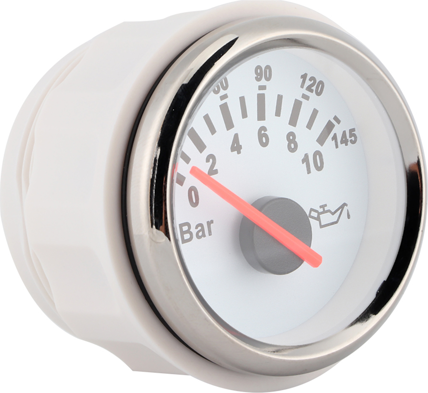 Cocosity Öldruckmesser,52mm Öldruckmesser,Öldruckzeiger,24V 12V Öldruckmesser,LED Öldruckmesser