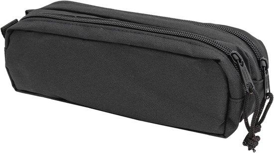 Famanu Etui mit 2 Fächern für Schreib- und Bastelmaterialien - Schwarz SHSHOP
