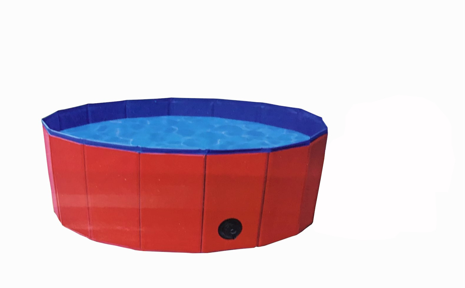 Hundepool Planschbecken Badewanne Rot Swimmingpool Doggy Pool Faltbar Ø80*30cm 