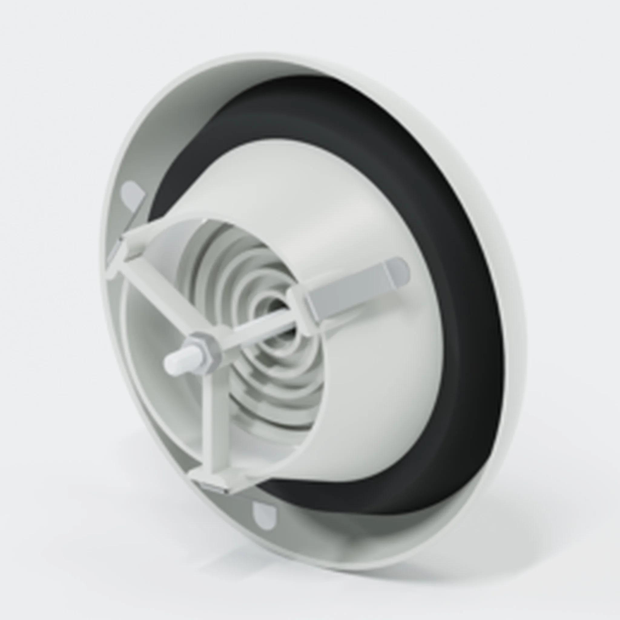 Poloplast Abluftventil POLO-KWL DN 100, Verteilsystem DN 75, 1 Stk. 02917