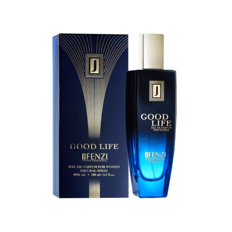 JFenzi Good Life Eau de Parfum Damen 100 ml - Elegantná, dlhotrvajúca vôňa s kávou, kakaom a jazmínom