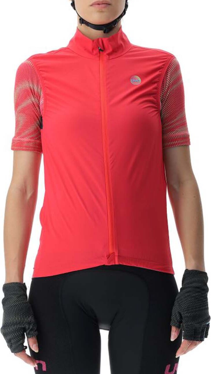 UYN Fahrradweste - ULTRALIGHT WIND LADY - Rosa/Schwarz XS