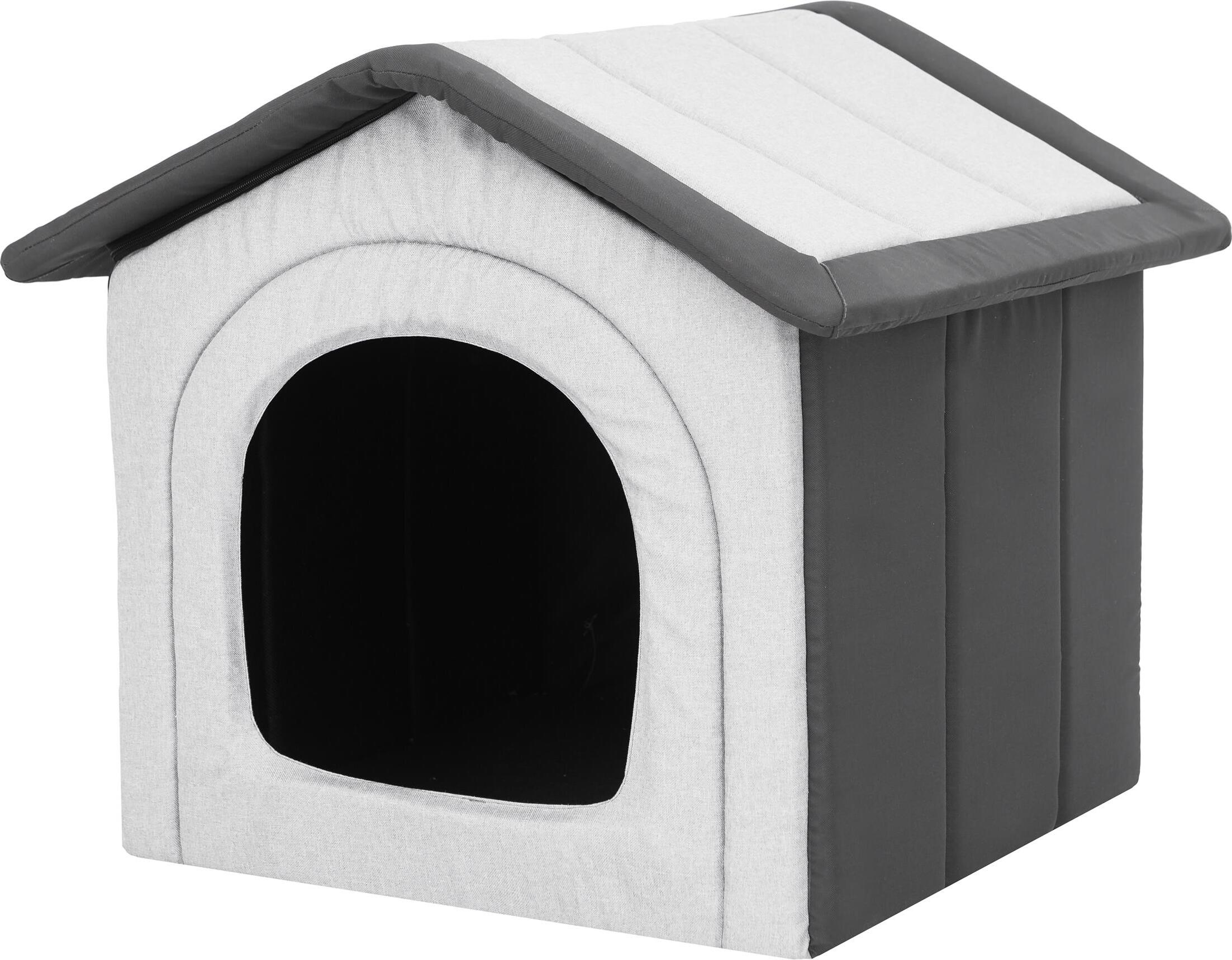 TexCorp Hundehütte Stoff faltbar für Hunde & Katzen (72x76x74 cm) | Hundeecke, Ruhebereich, Zwinger, Tierheim, Hundezwinger | Doggy R6 BUEPGO4