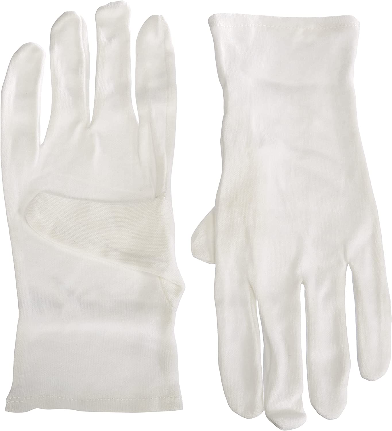 4 Stück 2 Paar GRÖßE XS Baumwollhandschuhe Weiß Handschuhe Baumwolle waschbar 