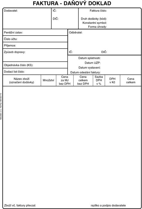 PT199 - Rechnung - Steuerbeleg A5 214