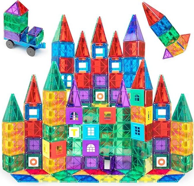 Playmags - 150 Stück magnetisches Konstruktionsspielzeug Playmags 156