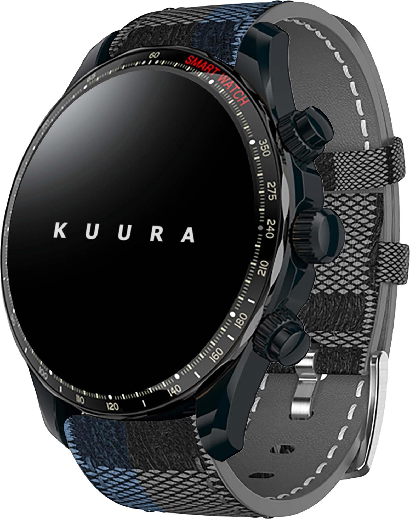 Kuura Smartwatch FM1 V3, Schwarz