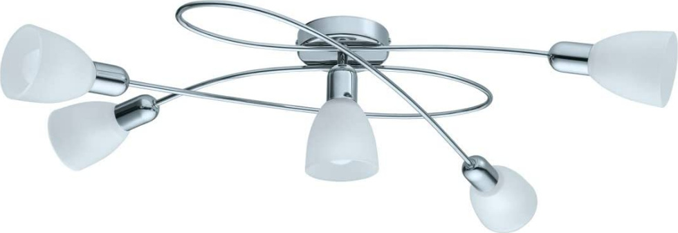 EGLO LED RGB Deckenleuchte 5-flammig E14 Spot Lampe Leuchte Farbwechsel 75356