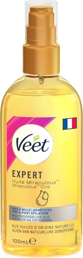 Veet - Nachsorge - Natürliches Pflegeöl - Vor & nach der Haarentfernung - Wunderbares Arganöl - 100 ml