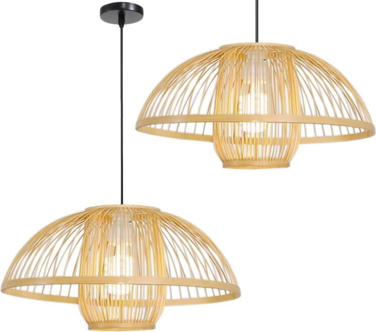tooLight Pendellampe App887-1Cp Natürlich Runden 1-Lichtquelle E27 35X35X22-112Cm Einstellbar OSW-05247