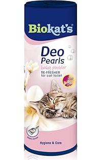 Biokat's Deo Pearls Baby Powder - Streuzusatz mit Duft für Frische und feste Klumpen in der Katzentoilette - 1 Dose (1 x 700 g)