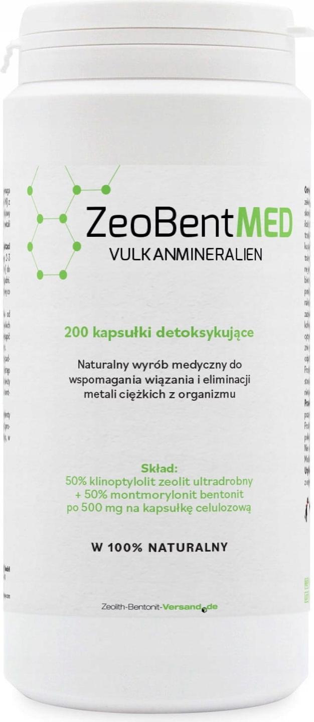 NGS Zeobent Med 200 Kapseln Ultrafeines Mikronisiertes Zeolith Und Bentonit Detox