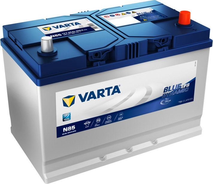 Autobatterie Varta Blue Dynamic EFB 85Ah, 12V, 800A, N85 585501080D842
