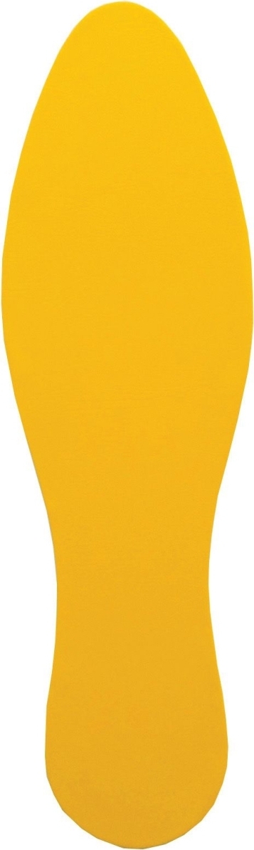 Tarifold Fußbodensymbol 'Fuß' 28x8,4cm gelb Packung mit 5 Stück 197804