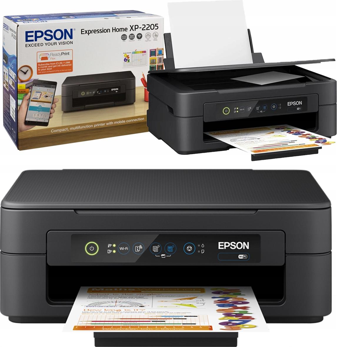 Drucker Epson Xp-2205-Kompaktes Drucken, Scannen, Kopieren Und Mobiles Drucken